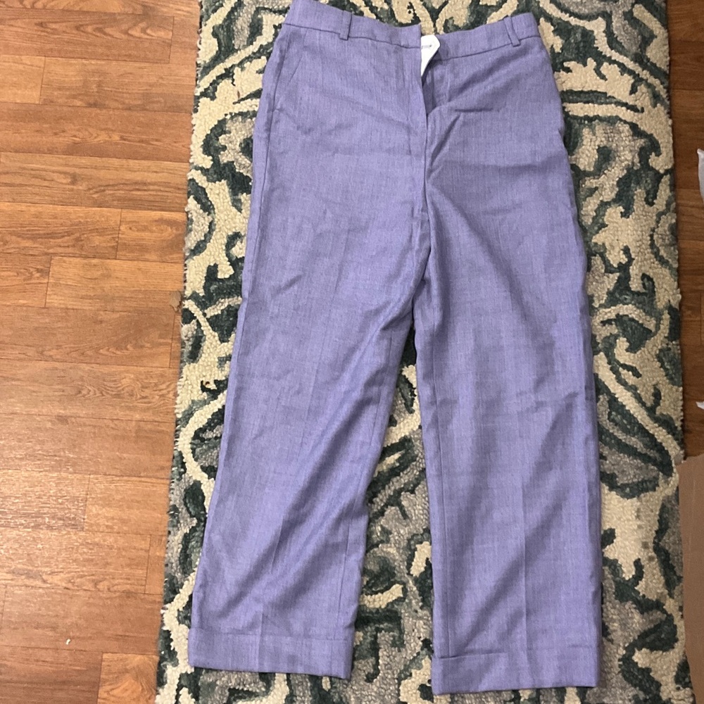 J. Crew Purple Ankle Pants